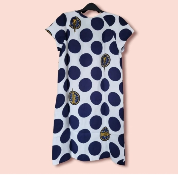 Kenzo shift dress spotty/eiffel tower/statue liberty.  Sz 38 uk 10BNWT  see desc - Picture 2 of 8
